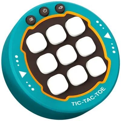 Uplifted Trends Multifunctional Electronic Tic Tac Toe And Chess Set Portable Montessori Puzzle Game For All Ages blue