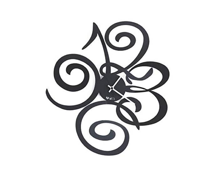 Filomena Pendules Murale Design Italien Arti e Mestieri - Noir