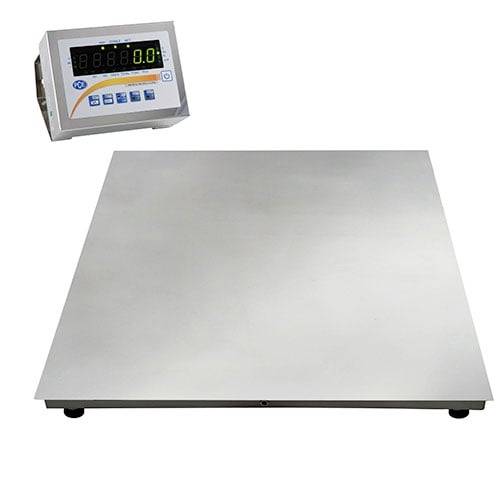 PCE Instruments Bodenwaage PCE-SD 300E SST bis 300kg |Ablesbarkeit 0,1kg |Edelstahl |eichfähig |netzbetrieben