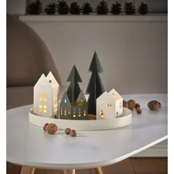 LE QUARTIER Weihnachtsdorf - Dekohäuser und Tannen