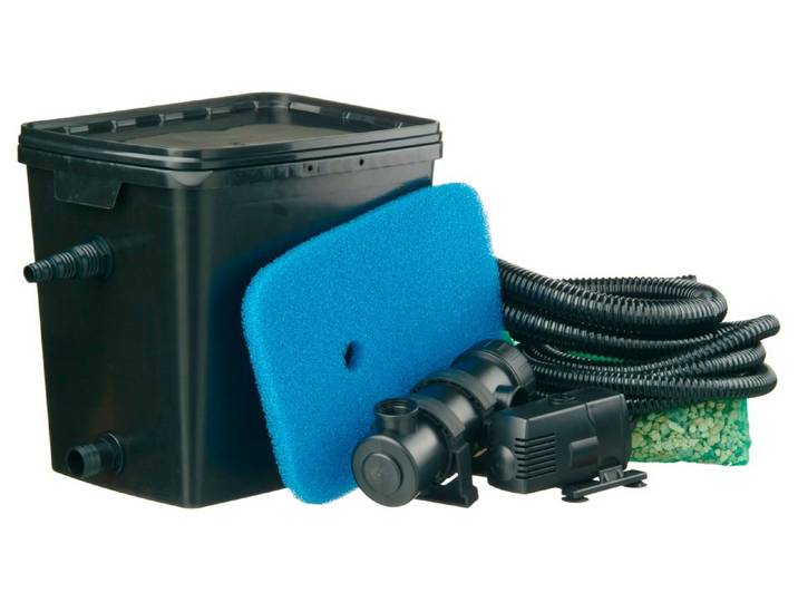 Teichfilter UBBINK Filtra Pure 4000 Plus , schwarz, B:40cm H:35cm L:30cm, Materialmix, Filteranlagen, Teichfilter
