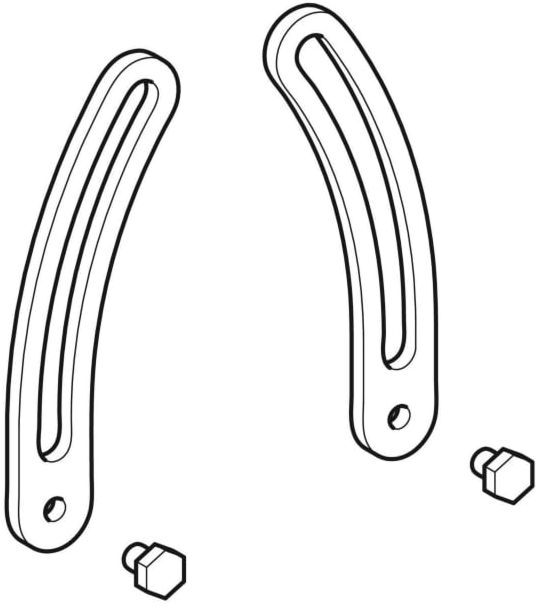 Geberit Austausch-Befestigungsbügel 595821000 zu 239000