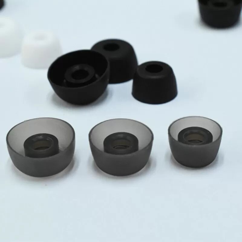 INF Bouchons d'oreilles en silicone pour Jabra Elite 75t/ 65t/ Active/Sport Evolve Gris