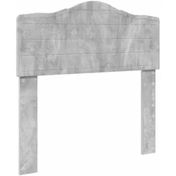 vidaXL Kopfteil Beton Grau 75 cm Holzwerkstoff