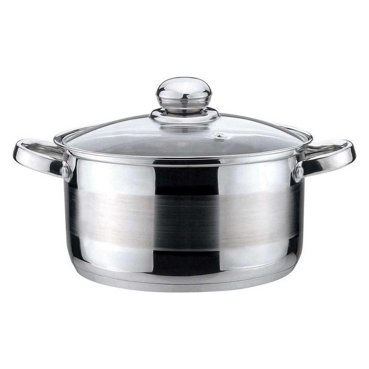 Kinghoff POT WITH LID 24cm KH-4331 6L (Kochtopf, Edelstahl, 24 x 13.50 cm) (KNFF1641)