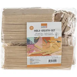 Glorex Holzkleinteile Holz-Creativ-Set ca. 1500 Teile