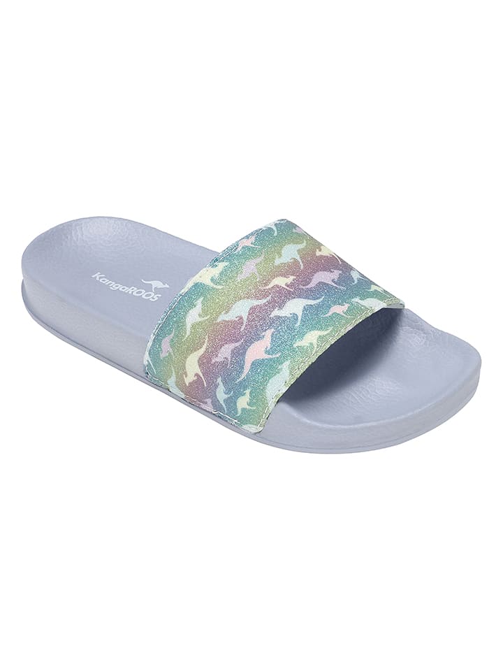 Kangaroos Pantoletten in Grau/ Bunt - 31