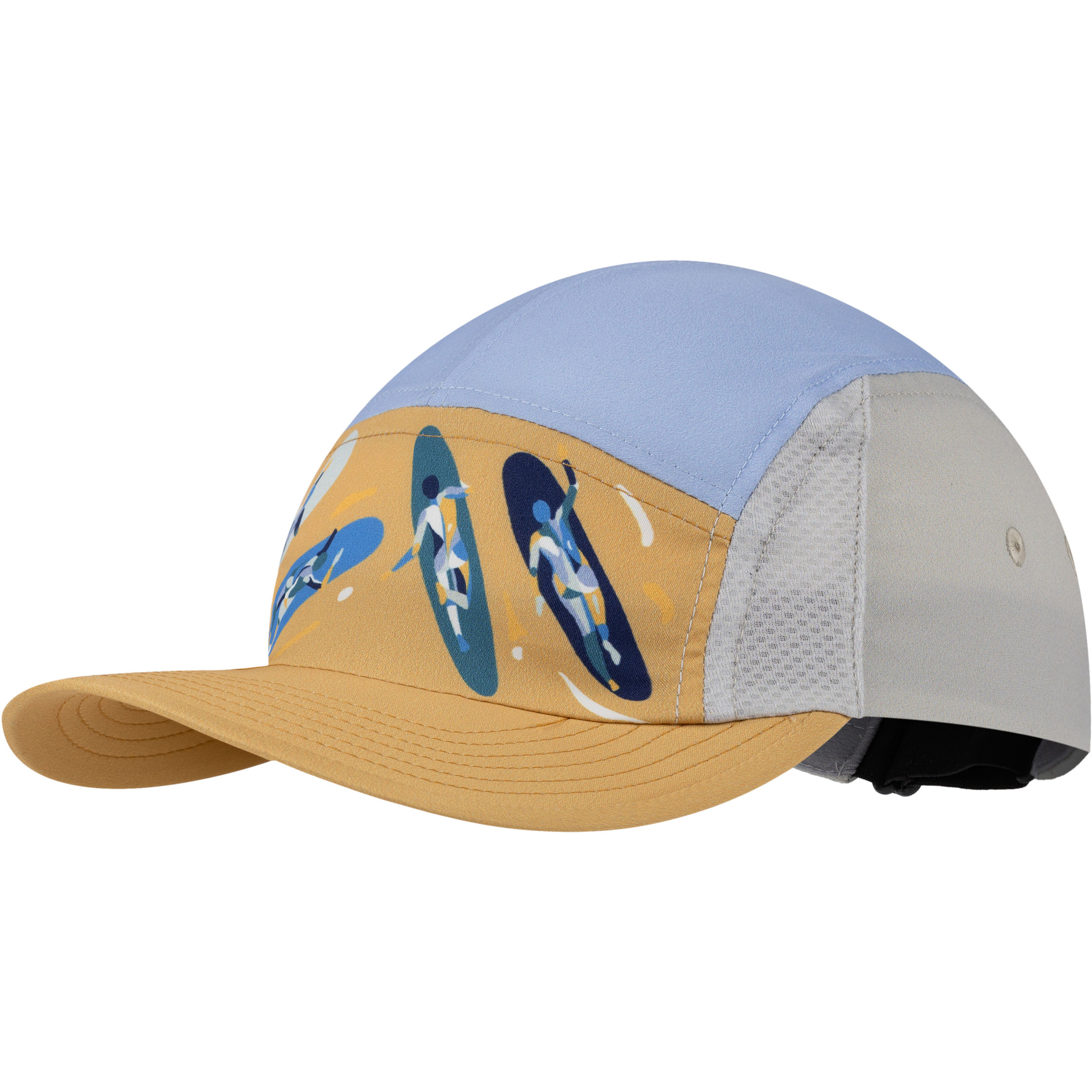 Buff 5 Panel Go Cap Basecaps grau Größe M Laufen Elastisch