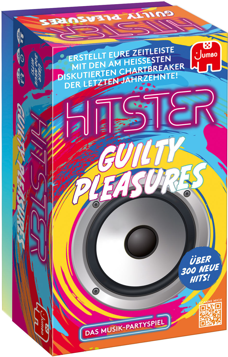 Spiel JUMBO "Hitster Guilty Pleasure", bunt, Spiele, Kinder, Spiel