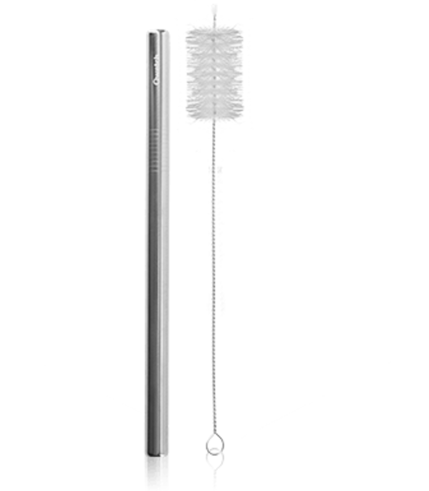 Bubble Tea Strohhalm 21cm  - QWETCH, edelstahl, 21 cm, bürste - Kusmi Tea