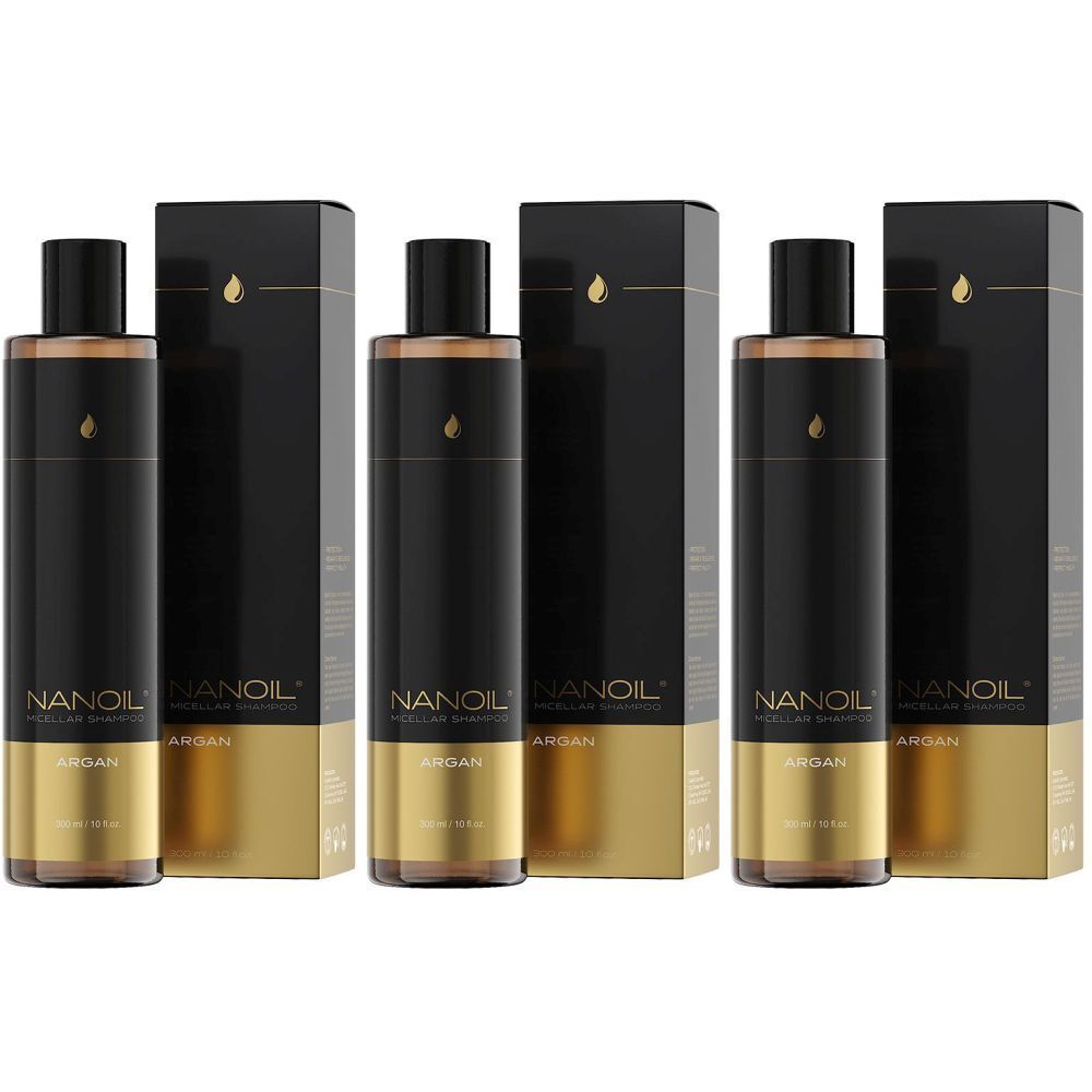 Nanoil Argan Micellar Shampoo x3 3x300 ml
