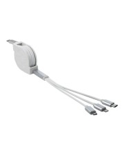 Delock USB Type-C 7,60 cm 3" 1 Aufrollladekabel für Lightning Micro Digital/Daten (85844)
