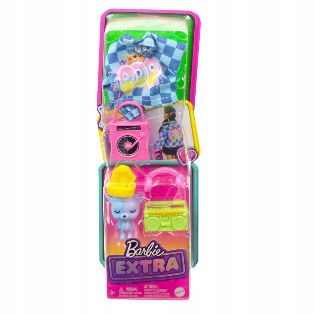 Barbie Extra met huisdier, kleding en accessoires van Mattel