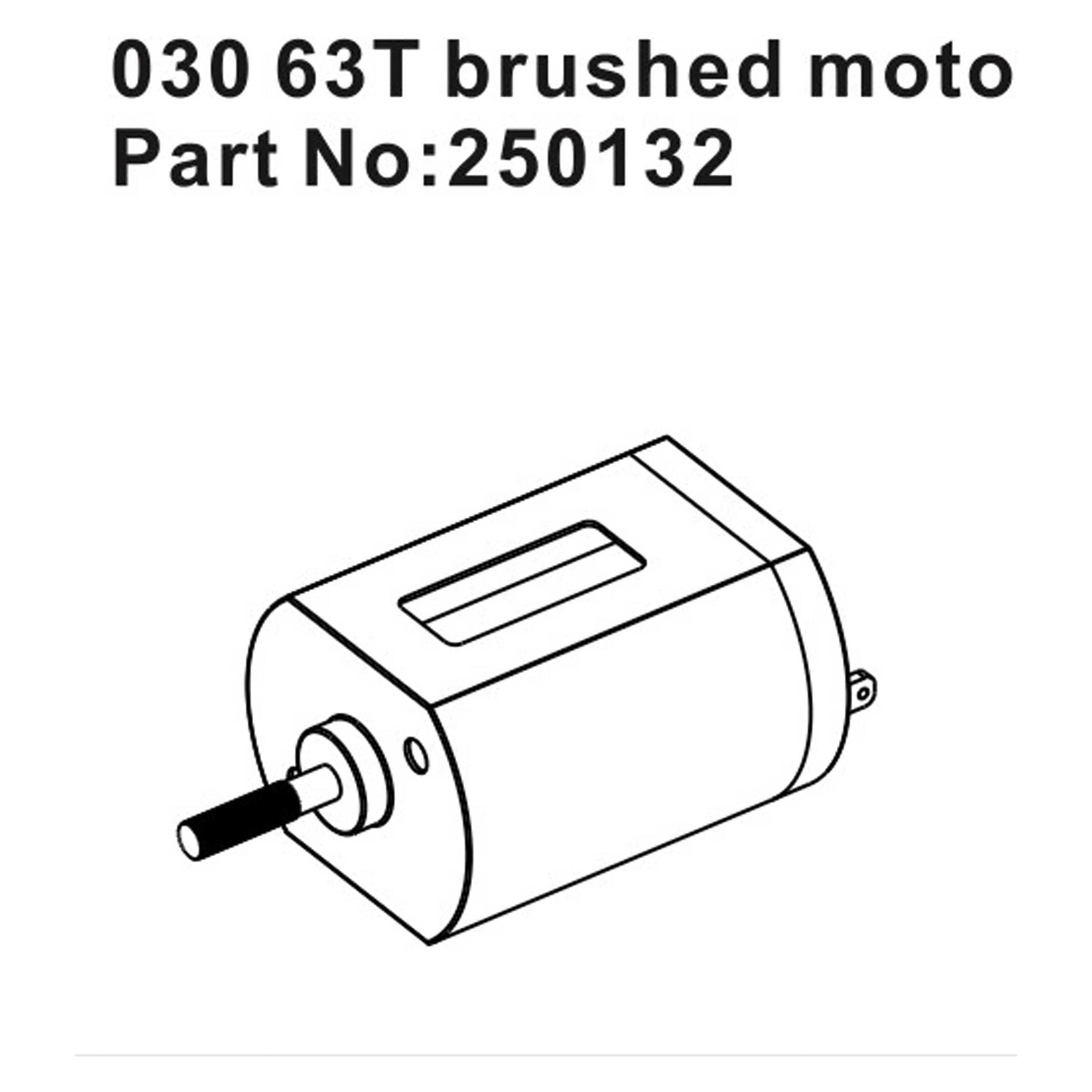 Hobby Plus RC Brushed Motor 030 / 55T (HBP250132)