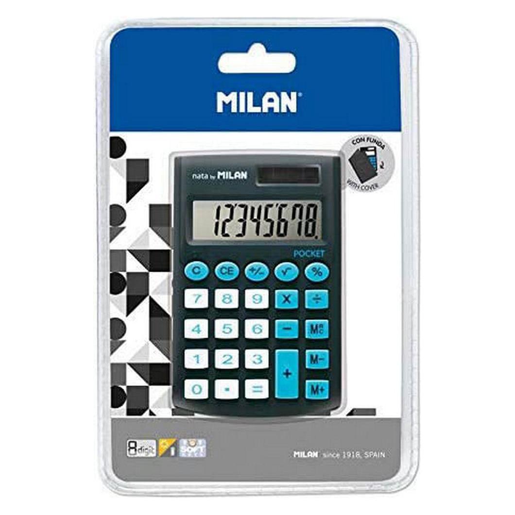 Milan Taschenrechner Pocket Touch 150908KBL juoda-mėlynas (Solarenergie) (WIKR-952600)