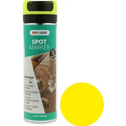 DUPLI-COLOR  Spotmarker  Bau-  und  Forstmarkierer  Leuchtgelb  500  ml