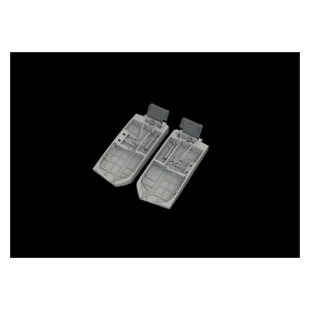 Eduard F6F wheel bays PRINT 1/72 (672345)
