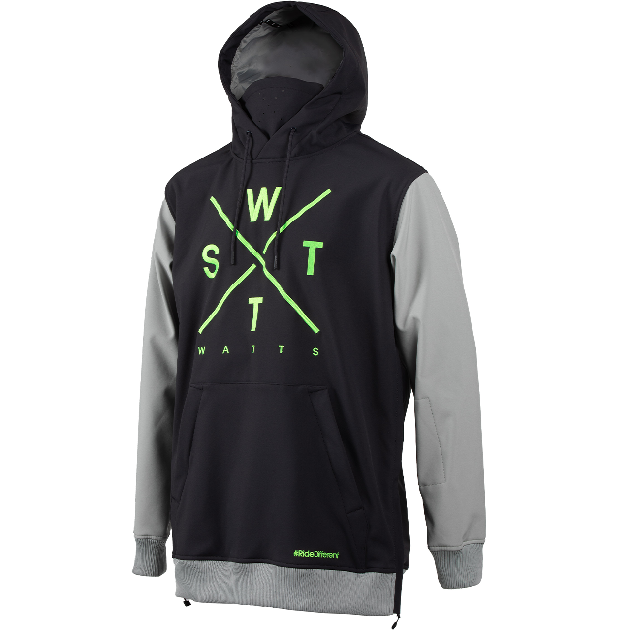 Watts Herren winddichtes Softshell Hoodie ORBITAL limestone grey - XL