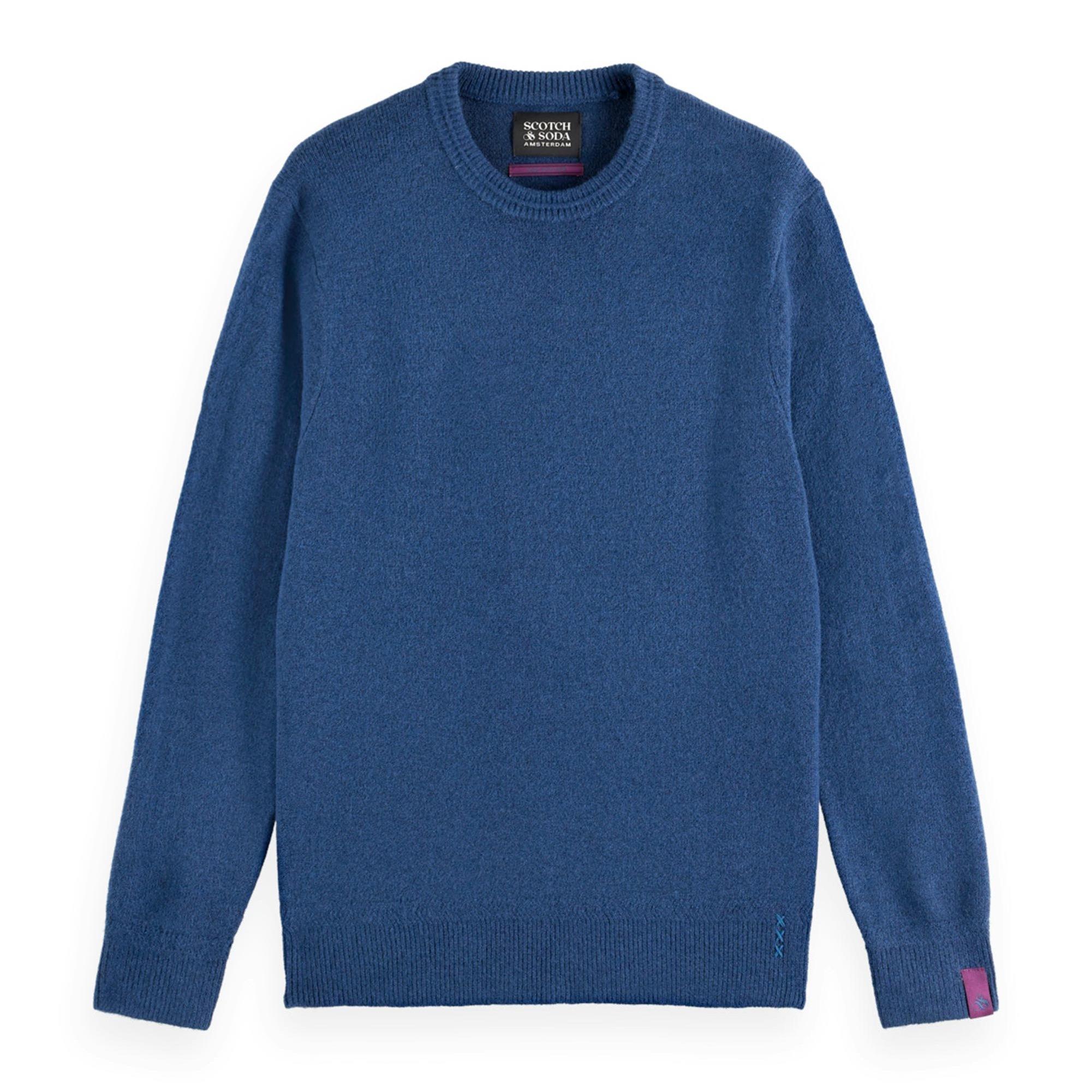 Scotch & Soda Soft Knit Regular Fit Crew Neck Strickpullover