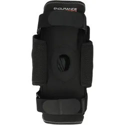 ENDURANCE Protech Offene Kniebandage mit Gelenken 1001 - black S