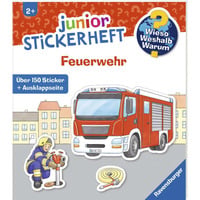 Wieso? Weshalb? Warum? junior Stickerheft - Feuerwehr, Lernbuch