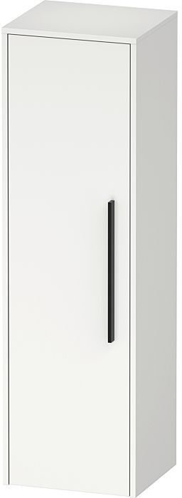 Duravit D-Code Halbhochschrank DC1338LBD180000 Griffe Diamantschwarz, Weiß Matt, 400x1320x36 mm