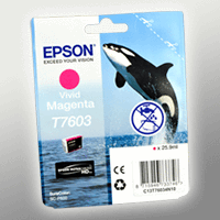 Epson Tinte C13T76034N10 vivid magenta T7603