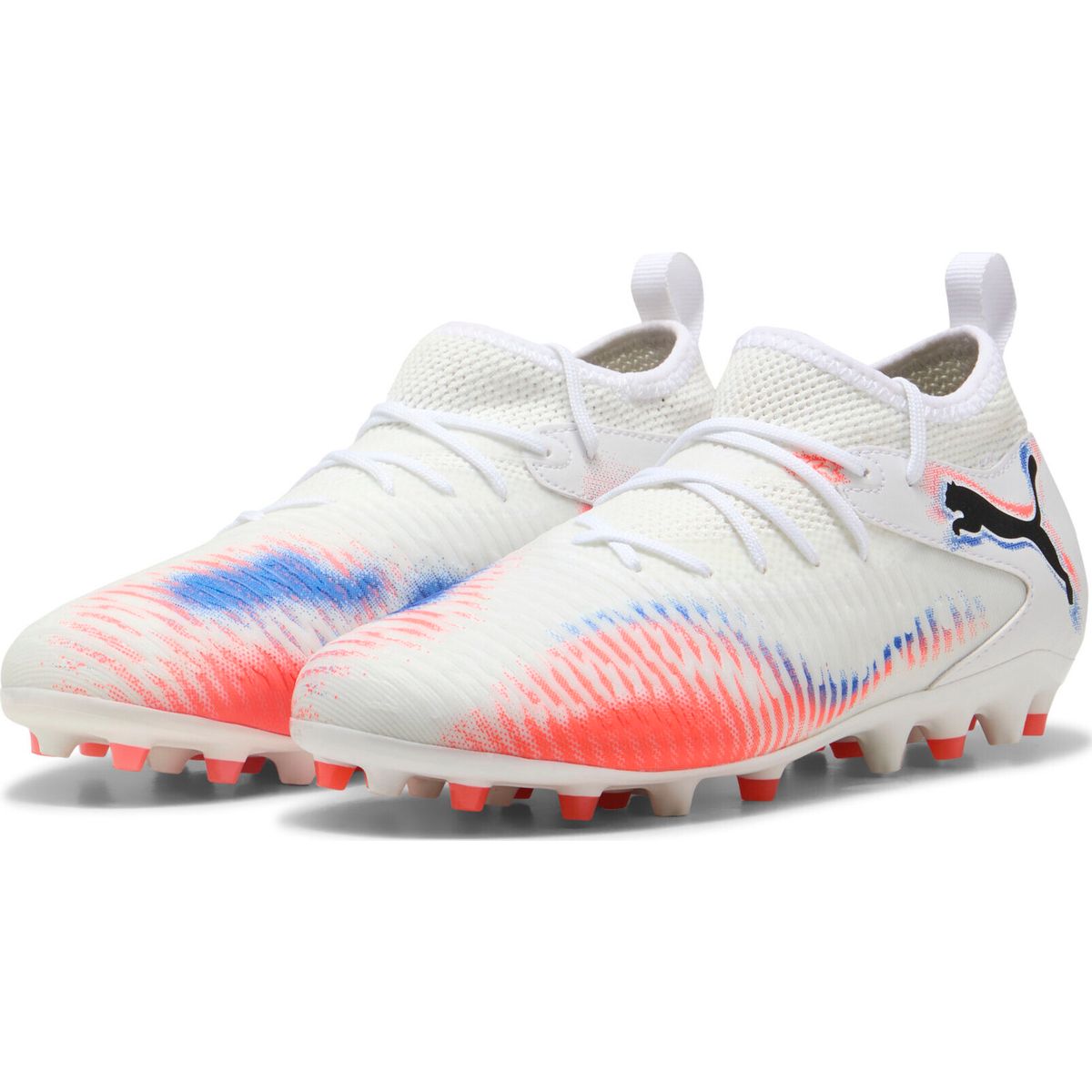 Puma Future 8 Match MG Jr puma white-puma black-glowing red (01) 4 108615-01-4