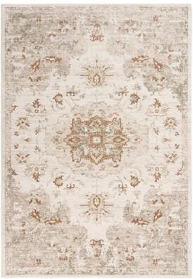 Alora Decor Sage Traditional Floral Medallion Wool Area Rug