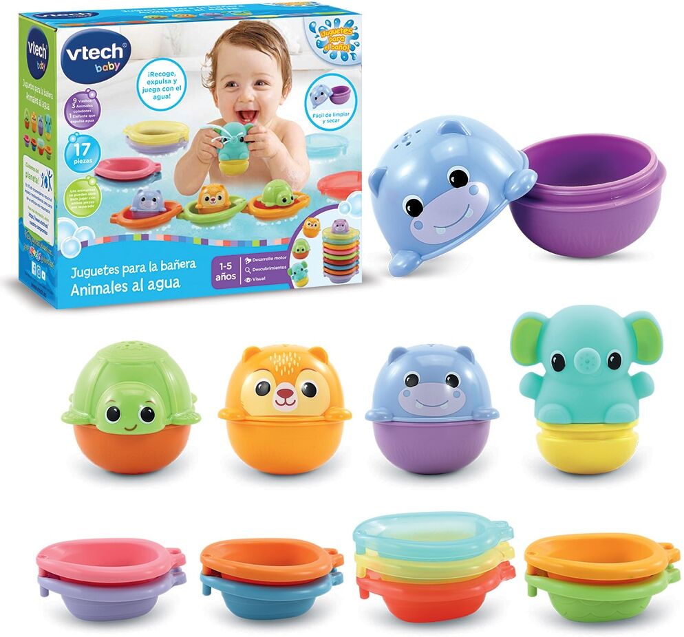 Vtech Juguetes para la bañera Animales al agua .