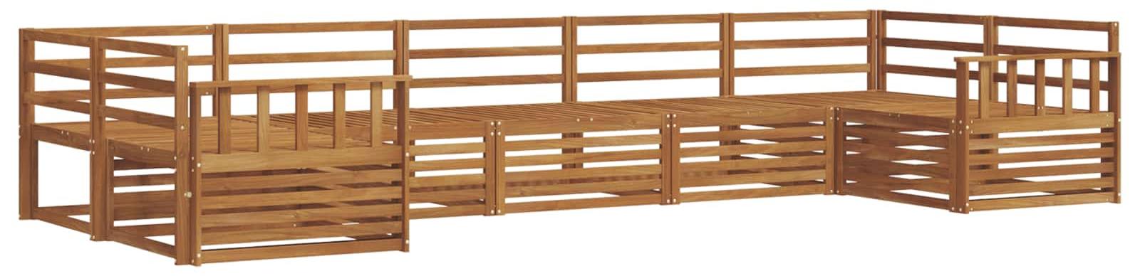 Outdoor-Sofagarnitur 7 pcs Natur