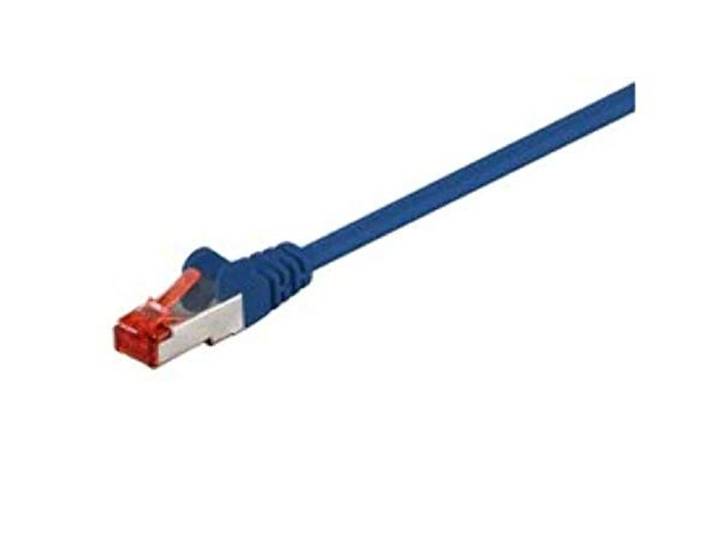 Microconnect - F/UTP CAT6 0,25 m blauw PVC