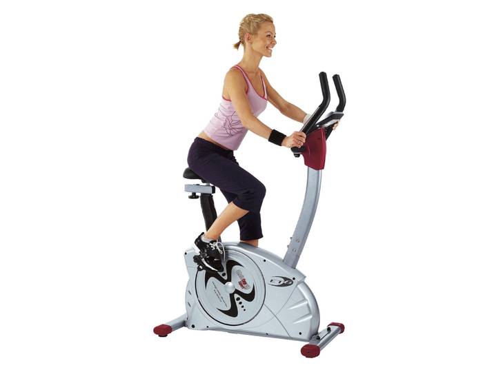 Christopeit Ergometer-Heimtrainer ET6, Silber