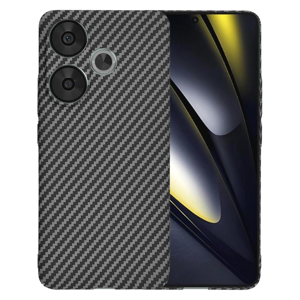 Techsuit - Carbonite FiberShell - Xiaomi Poco F6 - Black (Xiaomi Poco F6) (56356183)