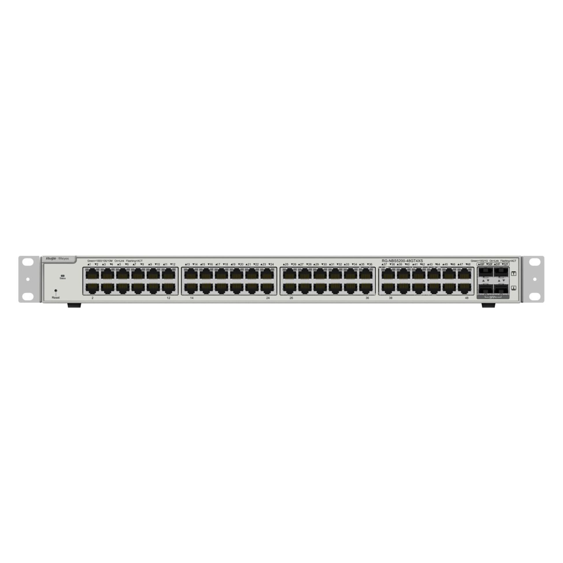 Ruijie SWITCH REYEE RG-NBS5200-48GT4XS 5-PORT 10/100 MBPS DESKTOP SWITCH (48 Ports) (RG-NBS5200-48GT4XS)