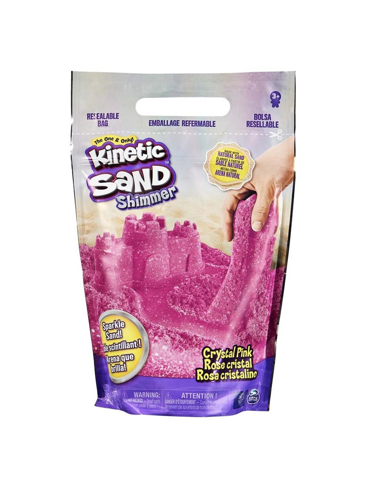 Kinetic Sand Glitzer-Sand Pink