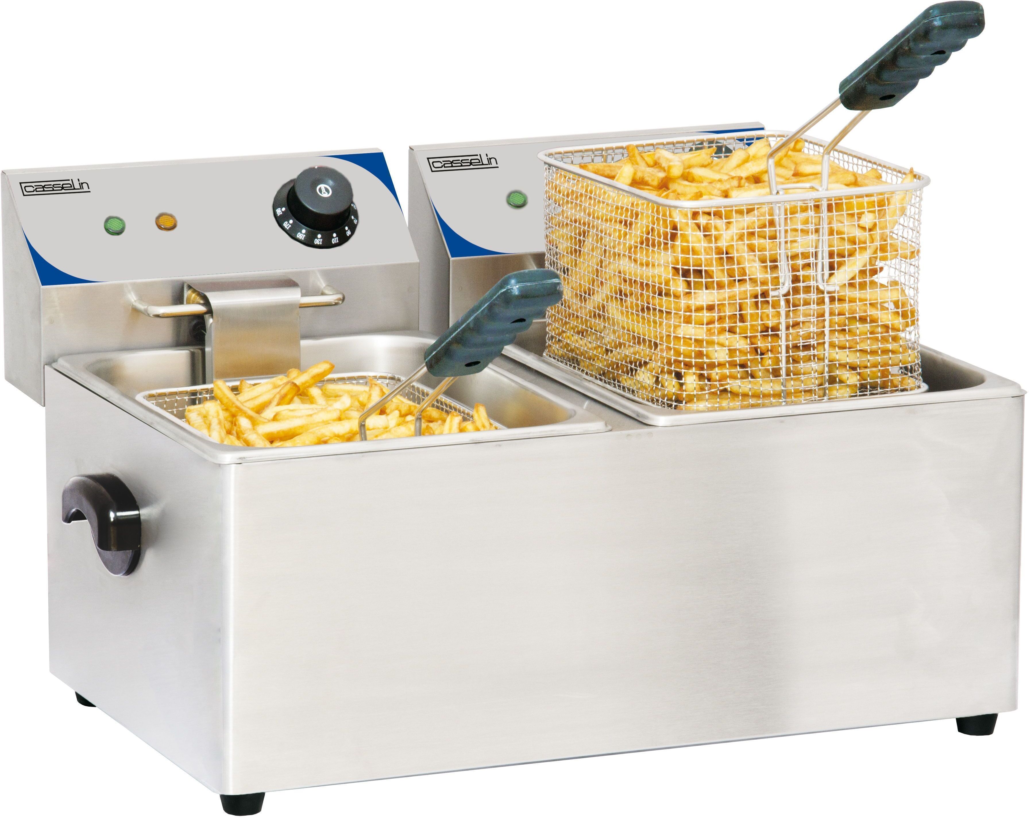 Casselin Friggitrice Elettrica 2 x 4 l