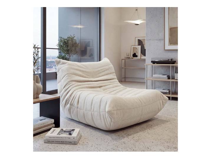 MCW Loungesessel MCW-R34-S, Relaxsessel mit breiter Sitzfläche und anschmiegsamer Formgebung