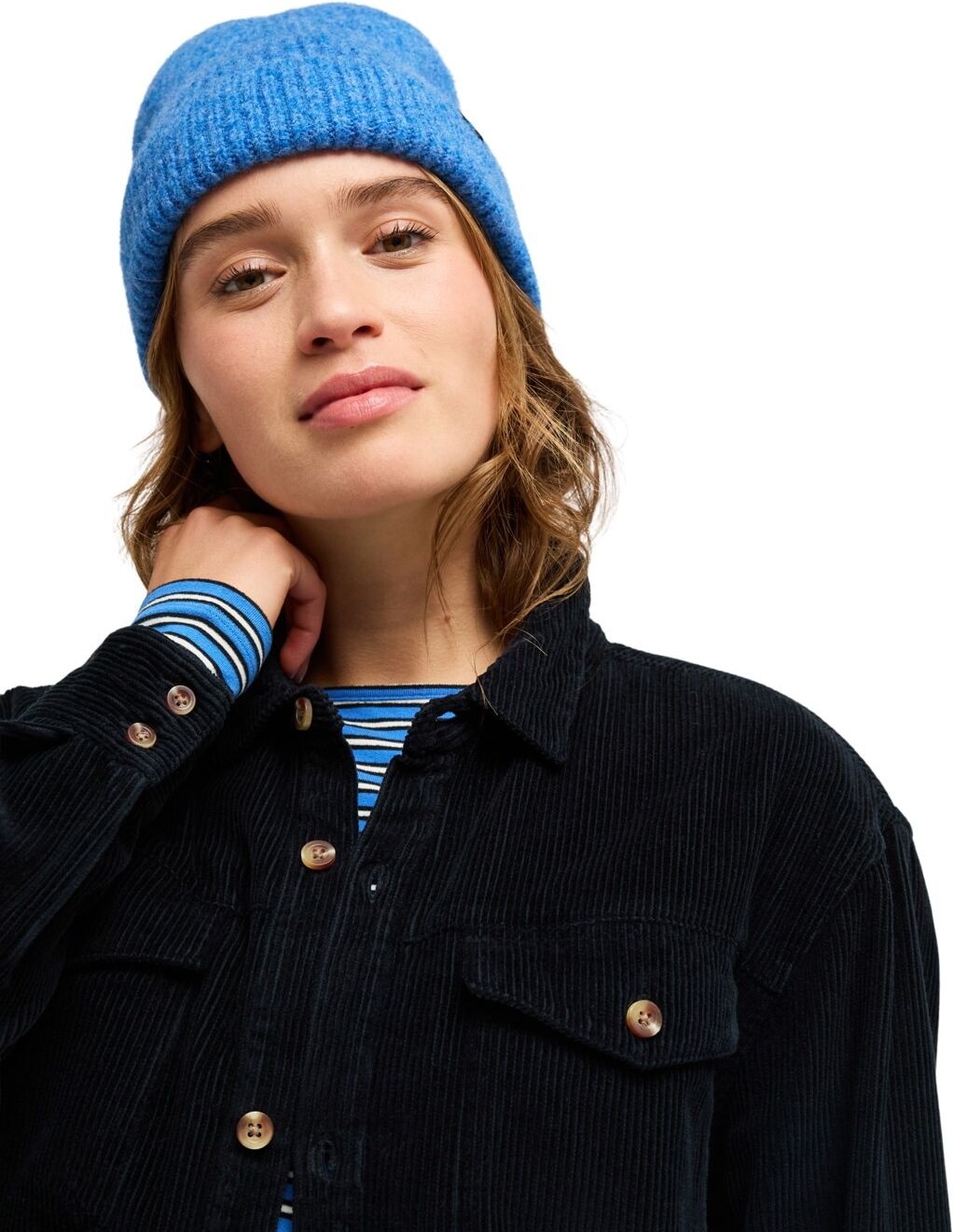 Langarmshirt ROXY "Let It Go Cord", Damen, Gr. L, anthrazit, Obermaterial: 100% Baumwolle., Shirts Langarmshirt