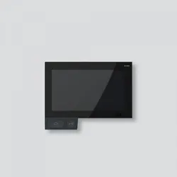 SIEDLE Video-Innenstation Bus Unterputz PAL schwarz AXIOM A 150-10 S 177,9mm 185x144x18mm