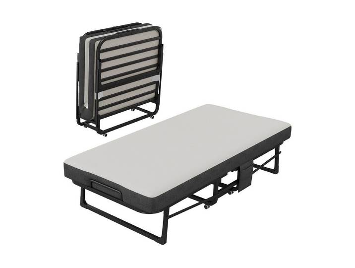 GarveeMore Klappbett Klappbett Rollbett mit Matratze Rollbett mit Rollen