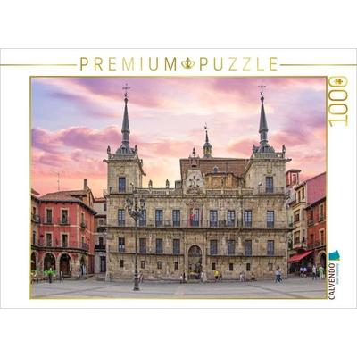 CALVENDO Puzzle Der Hauptplatz in der Altstadt mit seinem Rathaus | 1000 Teile Lege-Größe 64 × 48 cm Foto-Puzzle für glückliche Stunden, von ,