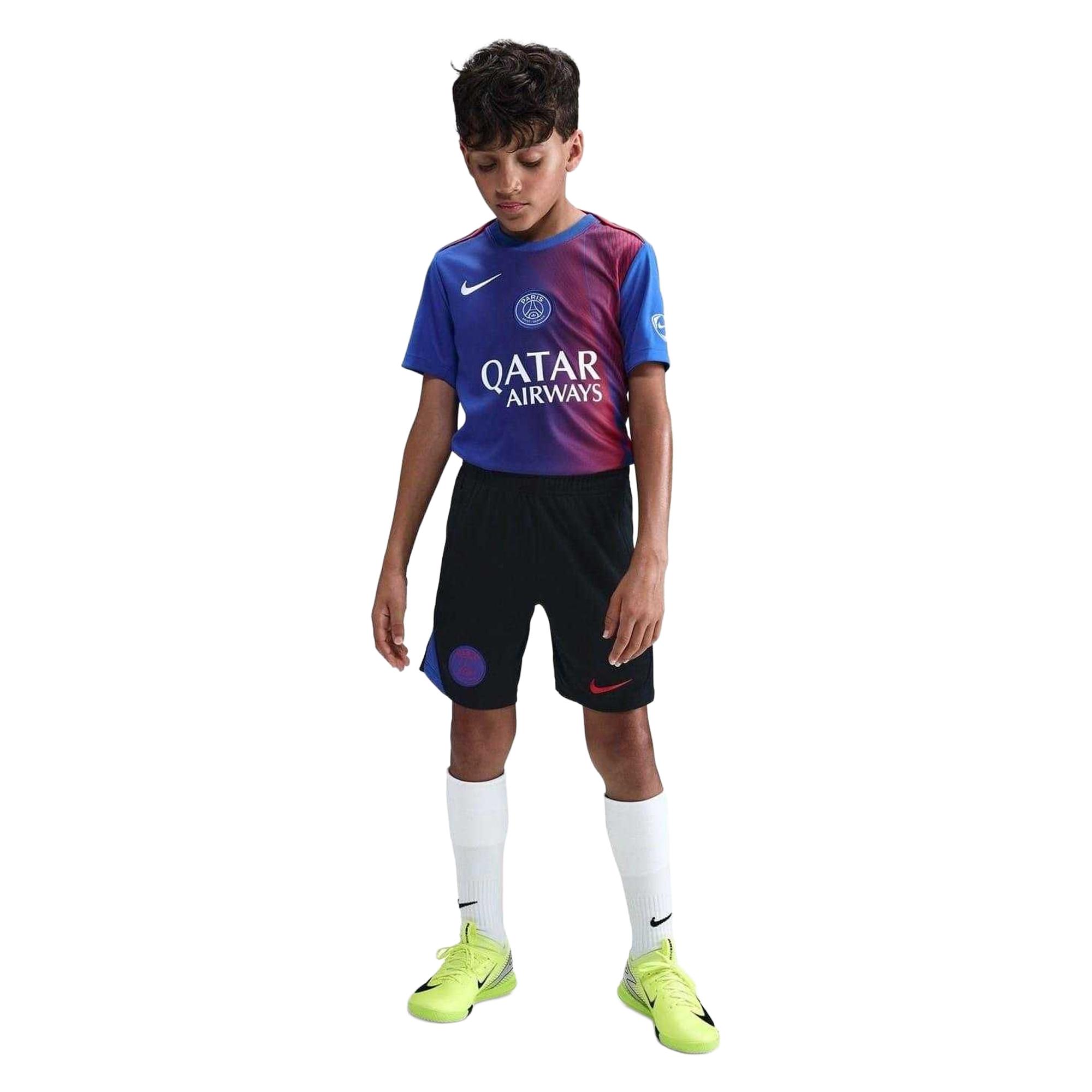 Nike - "Strike" Fußballshorts für Kinder (Schwarz/Blau)