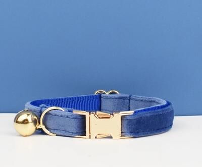 Uplift Essentials Stylish Adjustable Personalized Cat Collar cat Collar45 l