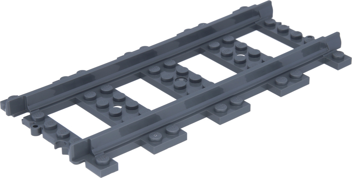 LEGO City Trein met rechte rails, donkergrijs - 53401
