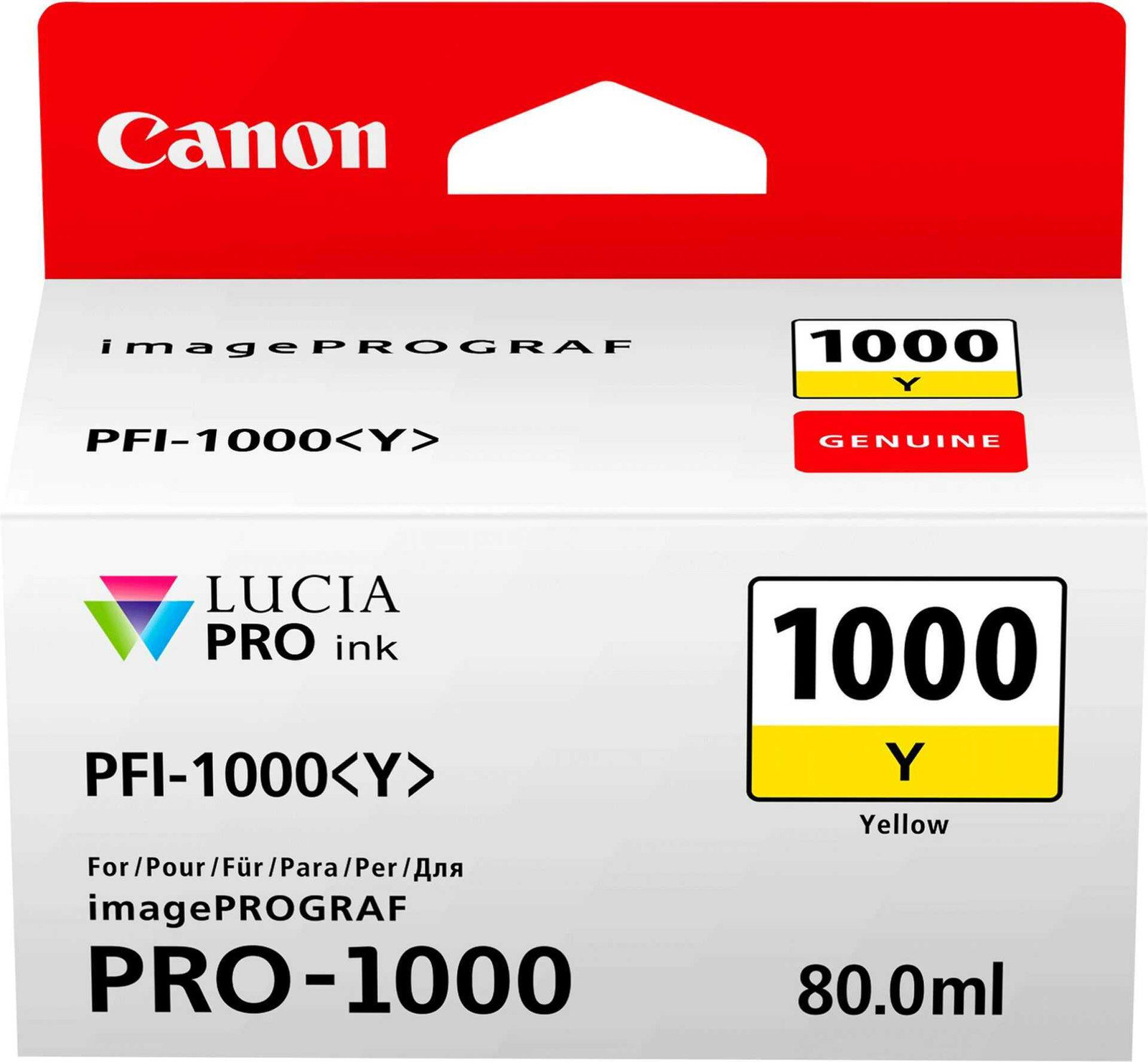 Canon PFI-1000 gele inkt