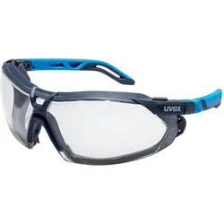 Uvex, Schutzbrille + Gesichtsschutz, i-5 guard fbl. sv. exc. anthrazit/blau