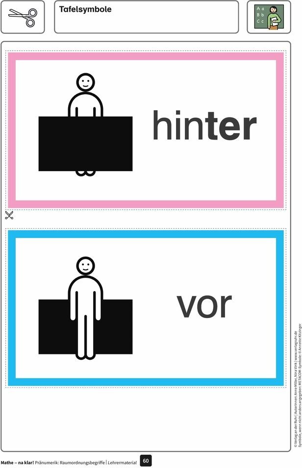 Verlag an der Ruhr Mathe - na klar! Pränumerik: Raumordnungsbegriffe