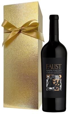 Wine.com """Faust Cabernet Sauvignon with Gold Gift Box - Other"""