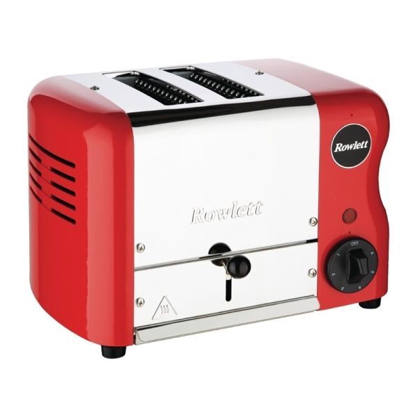 Rowlett Esprit 2 Slot Toaster in Rot mit Sandwichkäfig